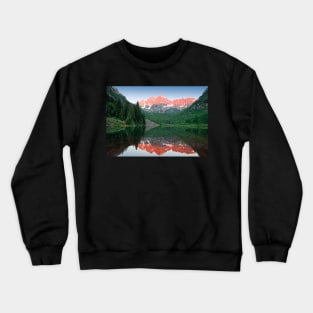 Maroon Sunrise Crewneck Sweatshirt